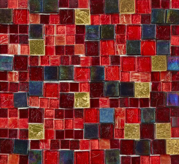 Sicis Structura Red Mosaic Tile USA