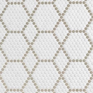 Geometro Country Tulle, Recycled Glass Tile