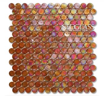 Sicis NeoGlass Iridescent Barrels Jute 203