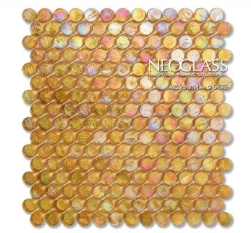 Sicis NeoGlass Iridescent Barrels Hemp 205