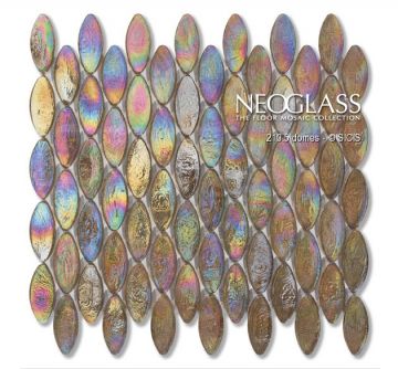 Sicis NeoGlass Iridescent Domes Satin 210.5