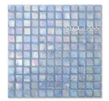 Sicis NeoGlass Iridescent Cubes Cashmere 245
