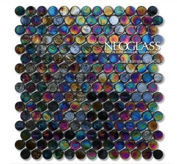 Sicis NeoGlass Iridescent Barrels Velvet 246