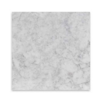 Hand Cut White Carrara Marble Stone Tile 1/2 lb