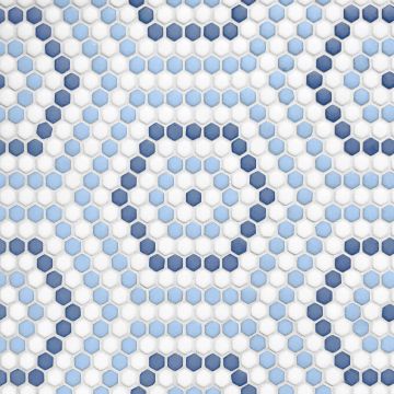 Geometro Coastal Belfort, Recycled Glass Tile