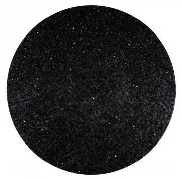 Artistry In Mosaics Granite Barstool Top Black Galaxy