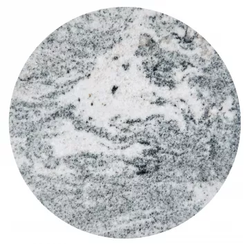 Artistry In Mosaics Granite Barstool Top Silver Cloud