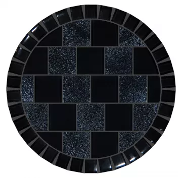 Artistry In Mosaics Signature Barstool Top Black