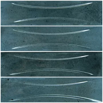 Artistry In Mosaics Porcelain Antique White Relief  3x12