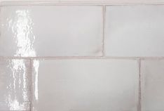 Urbana Bianco Handmade Ceramic Tile 4"x 8"