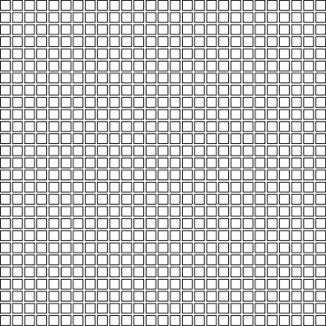 Avora Solid Squares Chalk Recycled Glass Tile 3/8" Square
