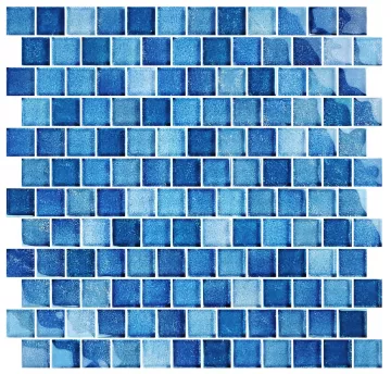 Artistry In Mosaics  Glass Tile Crystal Waters Gulf Stream 1x1