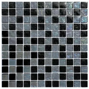 Artistry In Mosaics Glass Tile Galaxy Slate Blend 1x1