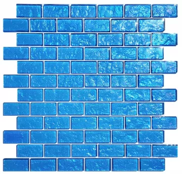 Artistry In Mosaics Glass Tile Galaxy Blue 1x2