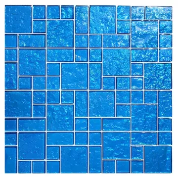 Artistry In Mosaics Glass Tile Galaxy Blue Mixed
