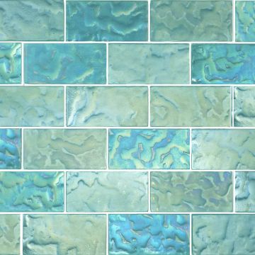 Artistry In Mosaics Glass Tile Subway Jade 2x4