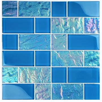 Artistry In Mosaics Glass Tile Twilight Azure Mixed