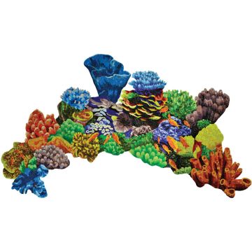 Artistry In Mosaics Coral Reef Topview Porcelain Pool Design 55" x 93"