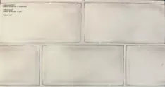 Urbana Bone Handmade Ceramic Tile 4"x 8"
