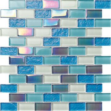 Alttoglass Atlantic Marlin 1"x 2" Glass Tile