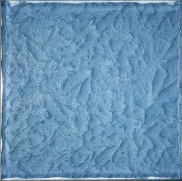 Artistry In Mosaics Glass Tile Moonscape Steel Blue 6x6