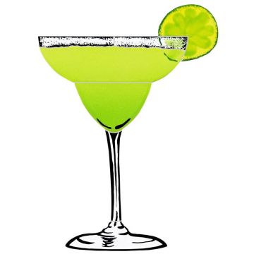 Artistry In Mosaics Drink Margarita Porcelain Pool Design 8" x 6"