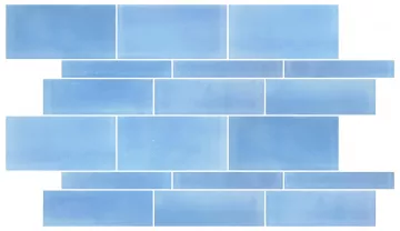 Artistry In Mosaics Glass Tile Sea Glass Tumbled Blue