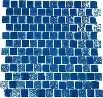 Artistry In Mosaics Glass Tile Signature Blue 1x1