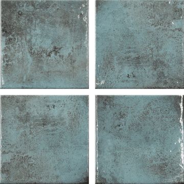 Alttoglass Reef Tiffany Ceramic Tile 6" x 6" carton