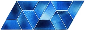 Artistry In Mosaics Glass Tile Dimension Cirrus Blue 2x4