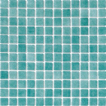 Alttoglass Fog Turquoise Green 1" x 1" Glass Tile