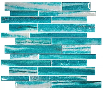 Artistry In Mosaics Glass  Tile Coastal Sands Aquamarine