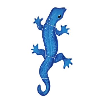 Artistry In Mosaics Gecko Blue Porcelain Pool Design 8" x 4"