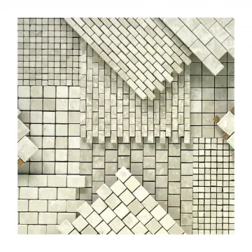 Sicis Botticino Marble Polished 5/8" x 5/8"