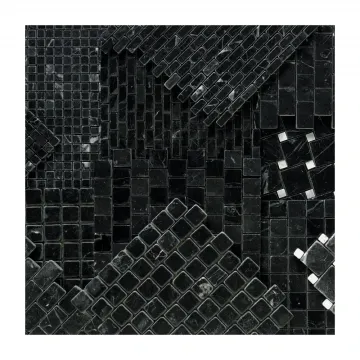 Sicis Nero Marble Polished 5/8" x 5/8"