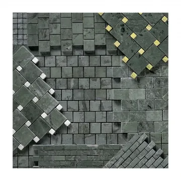 Sicis Olive Marble Polished 5/8" x 5/8"