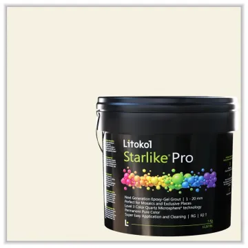 Starlike Pro Argilla Bianco 13 Epoxy Grout - 5.5 lb pail