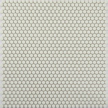 Geometro Field Cloud, Recycled Glass Hex Tile