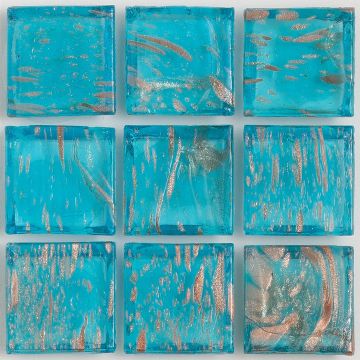 Huron Zircon Aventurina Glass Tile