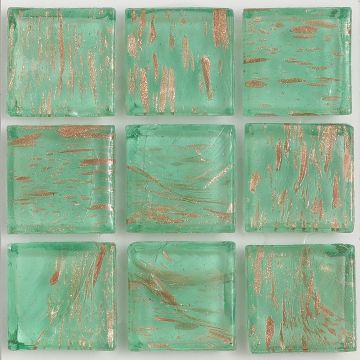 Huron Peridot Aventurina Glass Tile