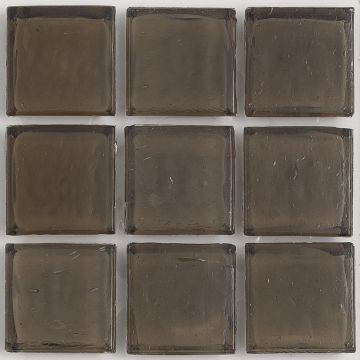 Huron Ironstone Clear Glass Tile