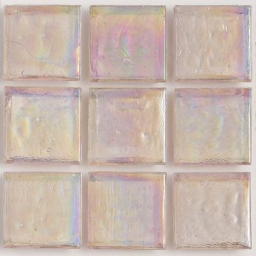 Huron Rose Quartz Iridescent Glass Tile