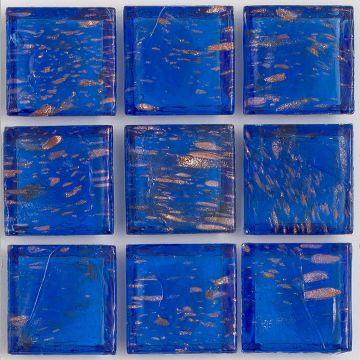 Huron Lapis Aventurina Glass Tile