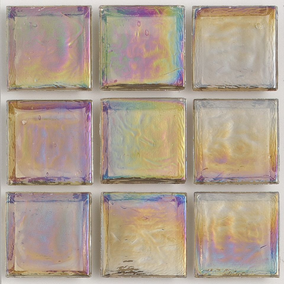 てんてん ミラーハウス アンバー MosaicTileUSA | American Glass Mosaics
