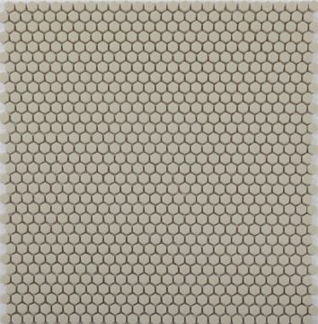 Geometro Field Flaxen, Recycled Glass Hex Tile