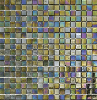 Sicis Glimmer Lemon 143, 5/8" x 5/8"- Glass Tile