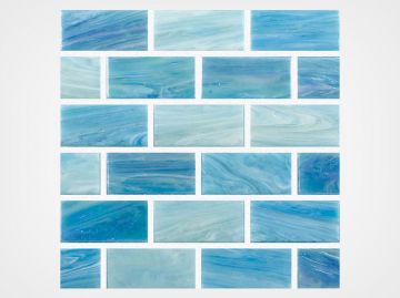 Aquabella North Seas Icelandic 1x2 Glass Tile