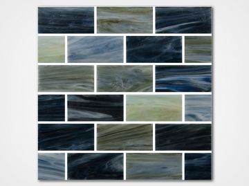Aquabella North Seas Adriatic 1x2 Glass Tile