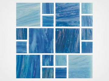 Aquabella North Seas Baltic Pattern Glass Tile