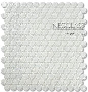 Sicis NeoGlass Translucent Barrels Flax 721